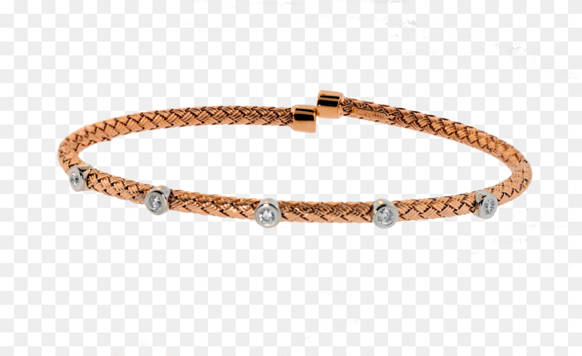 1478x904 Karat Rose Gold Bezel Set Diamond Flex Weave Bangle Bracelet, Accessories, Jewelry, Animal, Reptile Clipart PNG