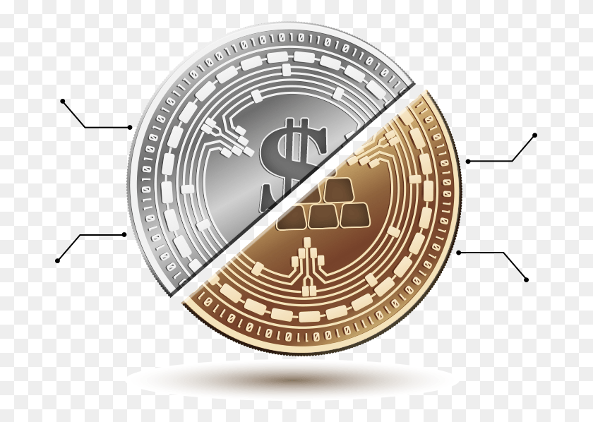 683x538 Karatgold Coin Review Karatbars International Cryptocurrency Karatbars International Gold Cash, Logo, Symbol, Trademark HD PNG Download