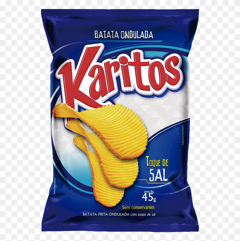 557x784 Karitos Toque Sal 45g Potato Chip, Food, Dairy, Gum HD PNG Download