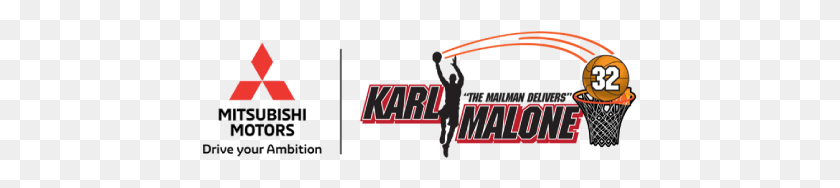 435x128 Karl Malone Mitsubishi Karl Malone Toyota, Text, Sport, Sports HD PNG Download