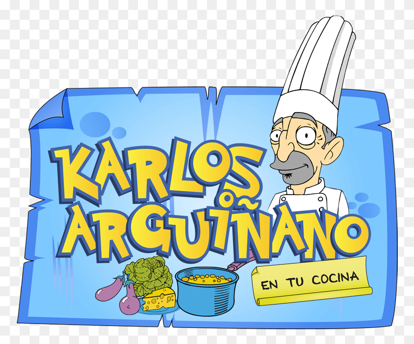 774x637 Descargar Png / Karlos En Su Cocina Y Bricomania De Dibujos Animados, Chef, Publicidad, Cartel Hd Png