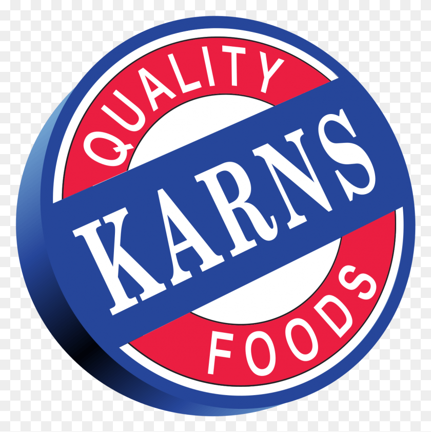 1194x1196 Логотип Karns Quality Foods, Этикетка, Текст, Символ, Логотип Png Скачать