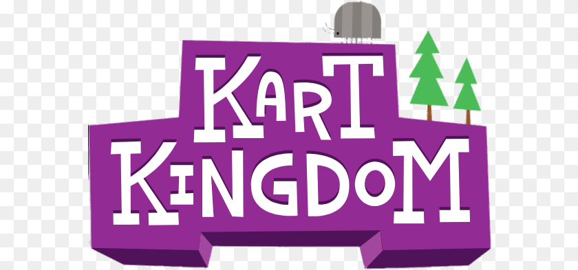 587x393 Kart Kingdom Logo Kart Kingdom Logo, Purple, Text, Symbol Sticker PNG