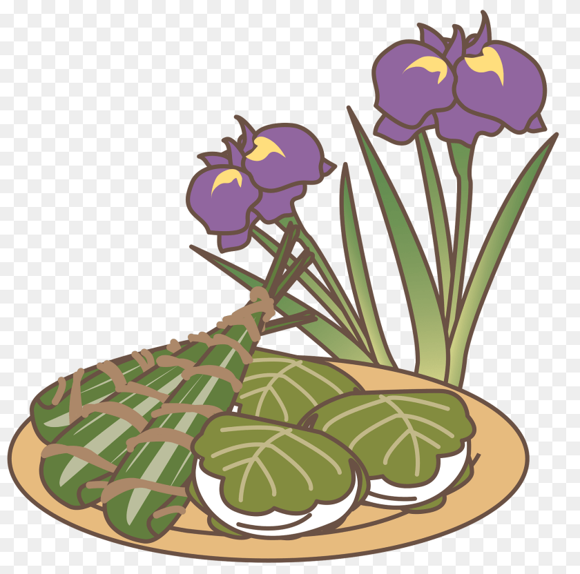 1920x1902 Kashiwamochi Rice Dumpling Clipart, Purple, Flower, Plant Transparent PNG