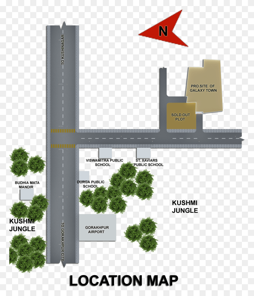 1310x1544 Kasya Gorakhpur Road Just Before The Kusumi Market Floor Plan, Vegetation, Plant, Green HD PNG Download