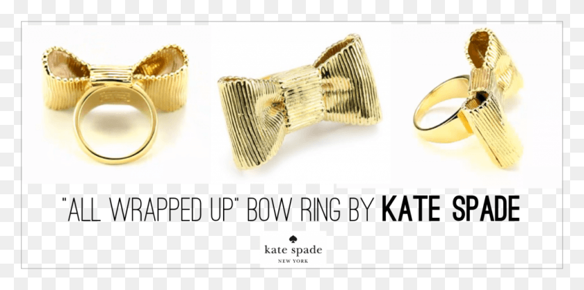 1024x470 Kate Spade All Wrapped Up Bow Ring Giveaway Pre Engagement Ring, Bronze, Hair Slide, Jewelry HD PNG Download
