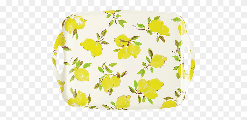 491x349 Kate Spade Lemon Bandeja De Servir Limón Kate Spade, Diseño Floral, Patrón, Gráficos Hd Png