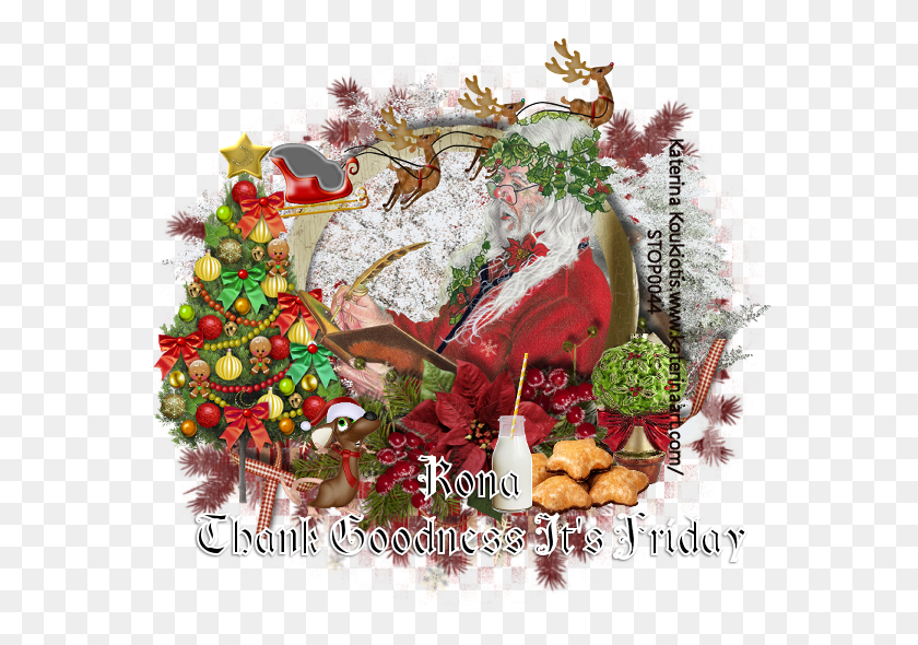 581x530 Katerinakoukotistgifrona Christmas Ornament, Advertisement, Poster, Collage HD PNG Download