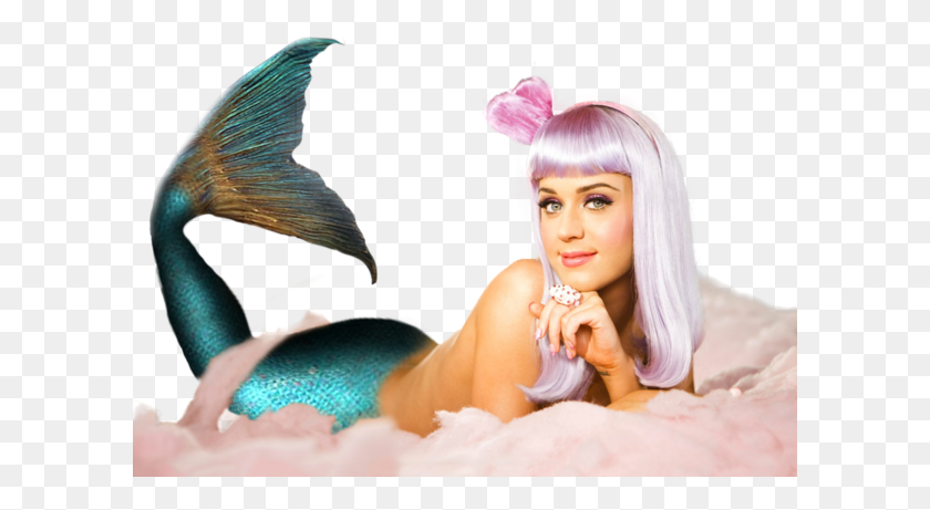 601x401 Katy Perry Mermaid, Clothing, Apparel, Person HD PNG Download