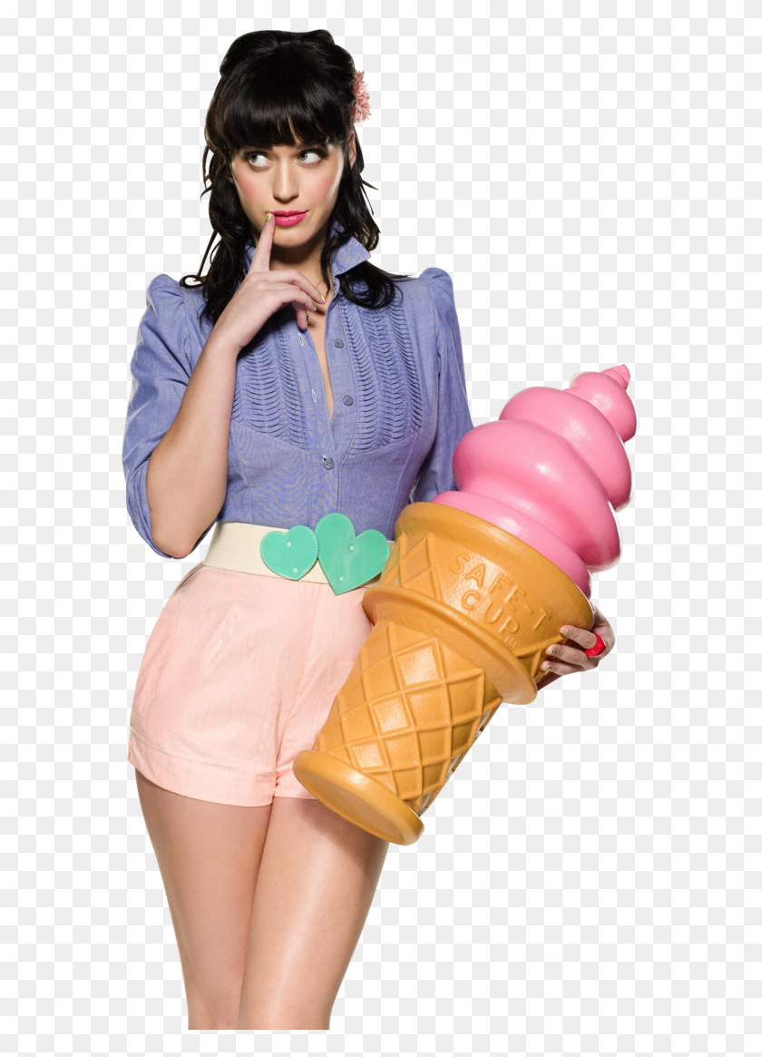 573x1105 Katy Perry With Ice Cream Stile Pin Up Katy Perry, Clothing, Apparel, Person HD PNG Download
