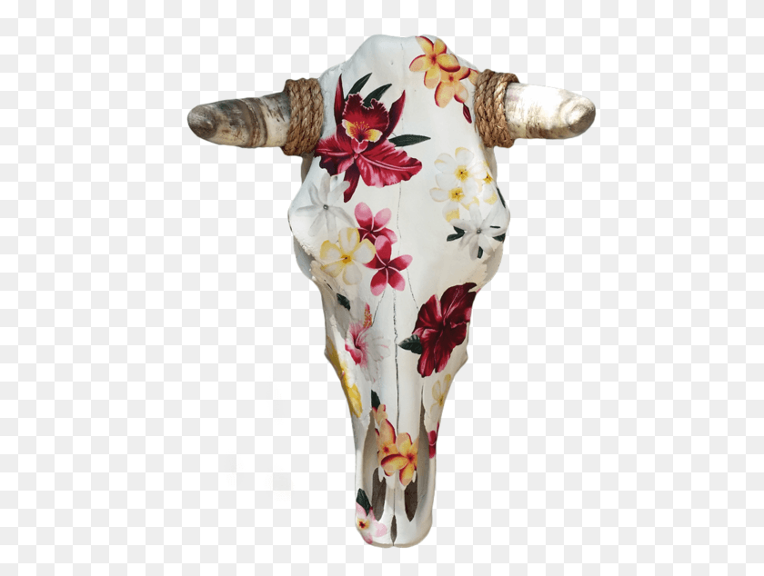 472x574 Kauai Cow Skull Skull Art Kauai Love Art Woodburning Stuffed Toy, Mammal, Animal, Person HD PNG Download