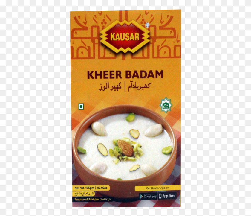 374x662 Kausar Almond Saffron Kheer Mix 155g Malai, Bowl, Meal, Food HD PNG Download