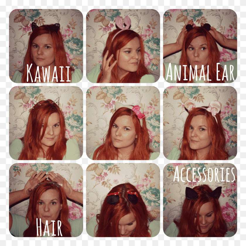 1561x1561 Kawaii Animal Oreja Accesorios Para El Cabello Chica Hd Png Descargar