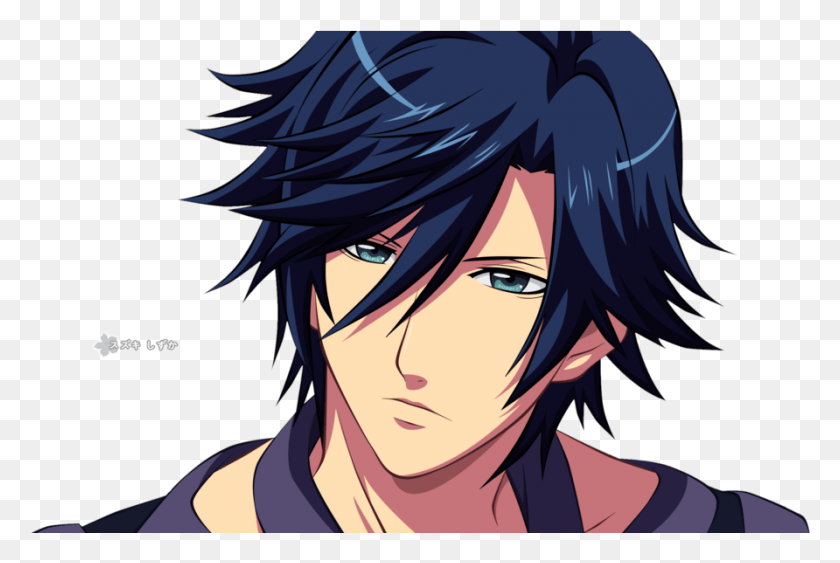 892x576 Kawaii Anime Cutest Blue Haired Anime Character Blue Haired Anime Boy, Comics, Book, Manga HD PNG Download