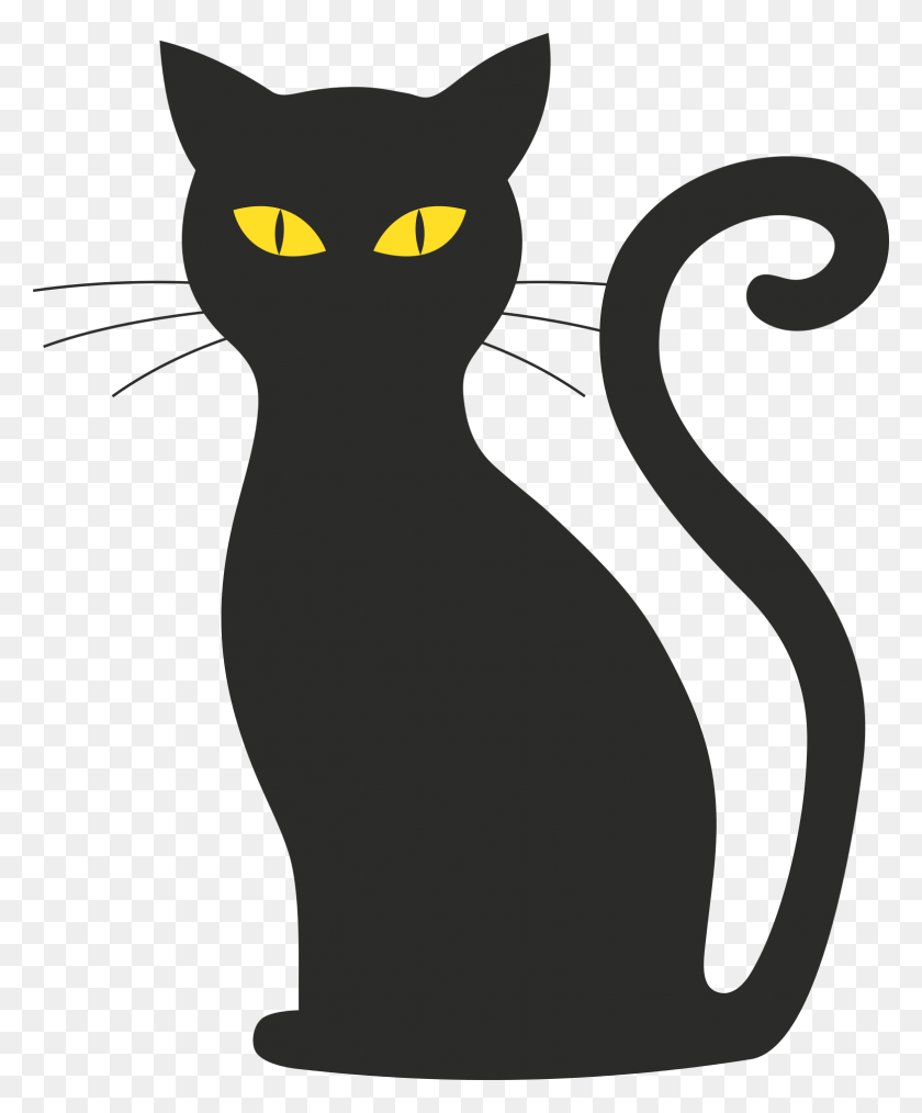 1569x1920 Kawaii Cat Png / Gato Negro Simple Png