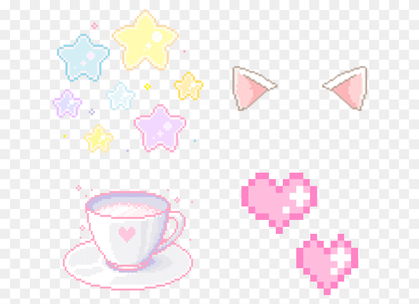 653x611 Kawaii Coffee 50 Images About Kawaii On We Heart Pixel Coffee Gif Transparent PNG