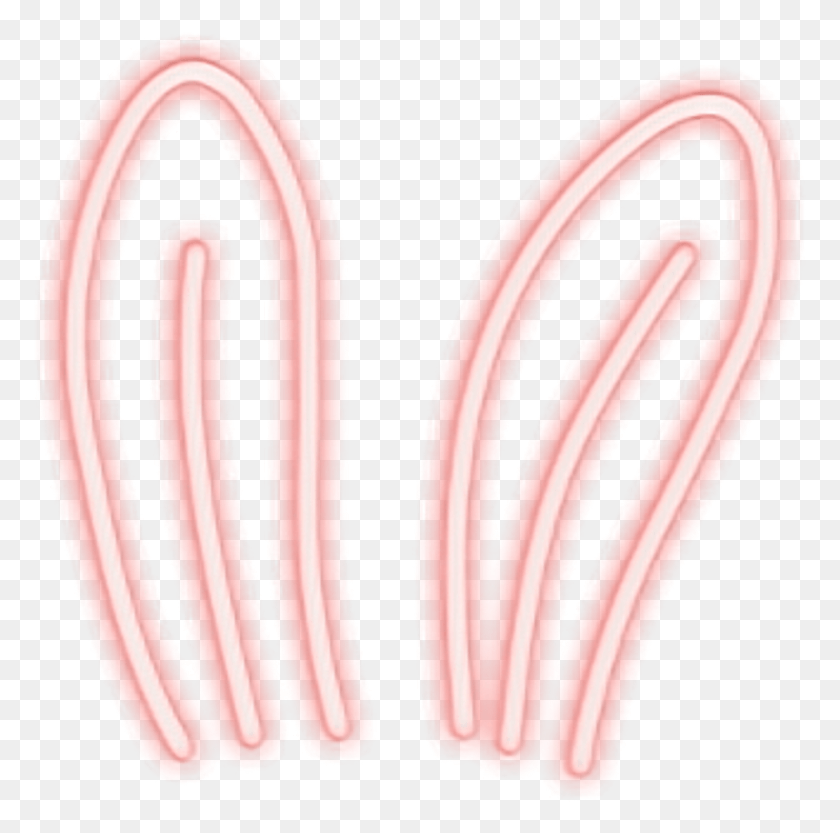 879x872 Kawaii Cute Pink Pastel Rabbit Bunny Filter Neon Bunny Ears Transparent, Sweets, Food, Confectionery HD PNG Download