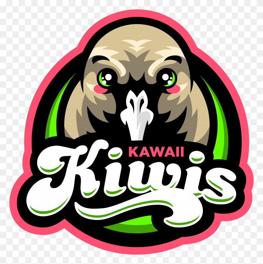 3543x3556 Kawaii Kiwis, Animal, Graphics HD PNG Download