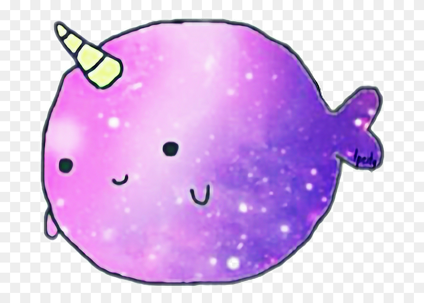 690x540 Kawaii Transparent Narwhal Narwhal Cute, Purple, Ball, Bowling HD PNG Download
