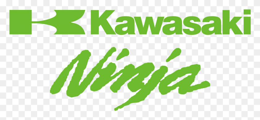 1575x666 Kawasaki Ninja Logos Library Stock Logo Kawasaki Ninja Vector, Text, Handwriting, Alphabet HD PNG Download