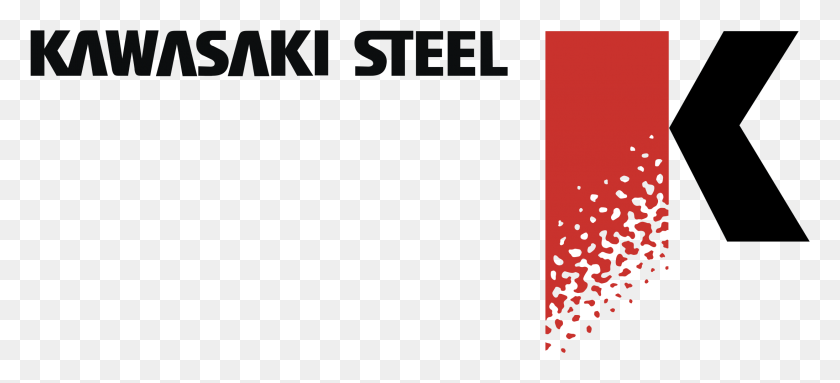 2191x909 Descargar Png / Logotipo De Kawasaki Steel Png