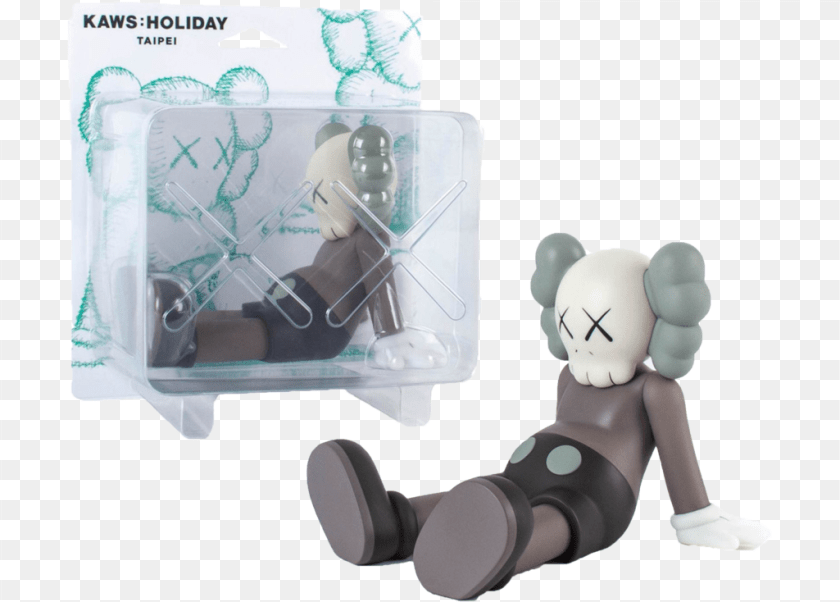 1025x734 Kaws Holiday Limited 7 Inch Vinyl Figure Brown Kaws Holiday Taipei Figure, Baby, Person, Figurine, Face Sticker PNG