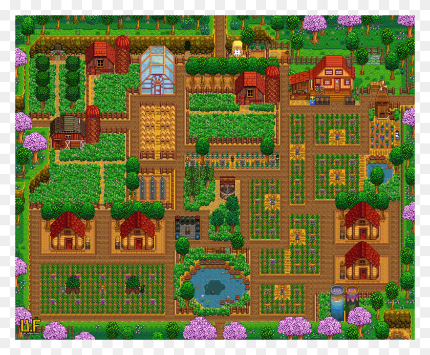 1200x975 Kaylee A Twitter Standard Farm Layout Stardew Valley, Rug, Maze, Labyrinth HD PNG Download