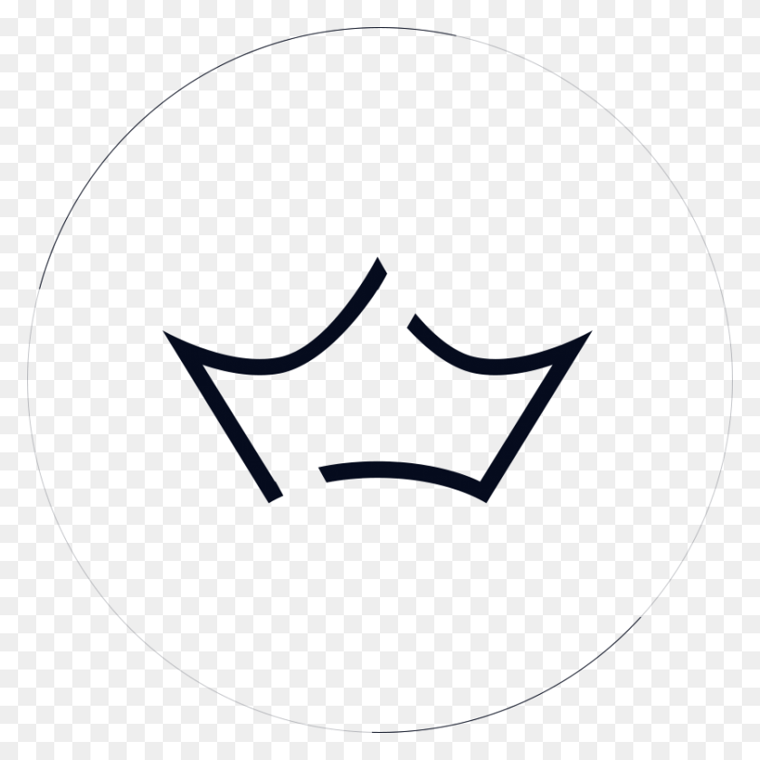 835x835 Kb Crown Crypto, Symbol, Batman Logo HD PNG Download