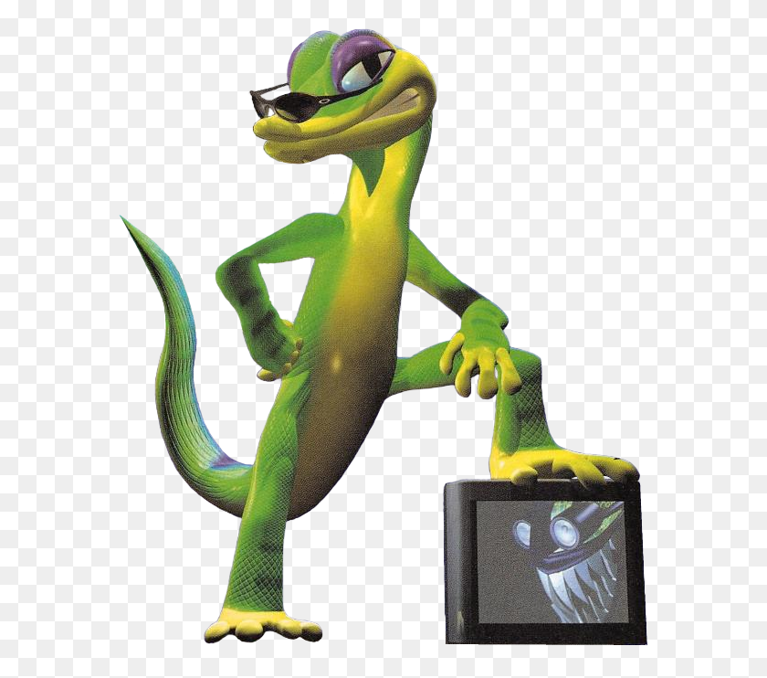581x682 Kb Gex Enter The Gecko, Juguete, Reptil, Animal Hd Png