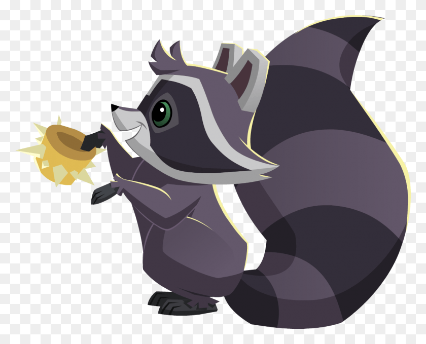 1111x882 Kbyte Bank Raccoon Wide Gt Pix Animal Jam Енот, Лист, Растение, Млекопитающее Hd Png Скачать