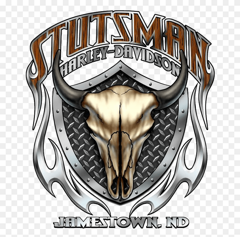 666x768 Kc Motorsports Partners With Stutsman Harley Davidson Stutsman Harley Davidson Aberdeen, Armor, Símbolo, Logotipo Hd Png