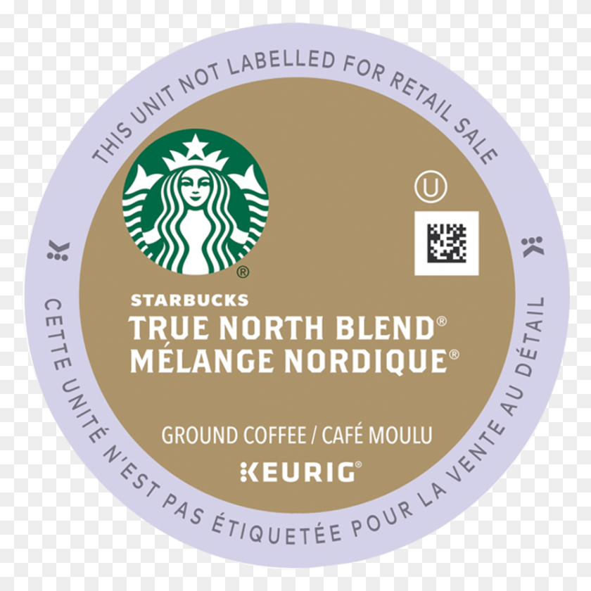 831x831 Kcup Starbucks True North Blonde Label, Text, Symbol, Logo HD PNG Download