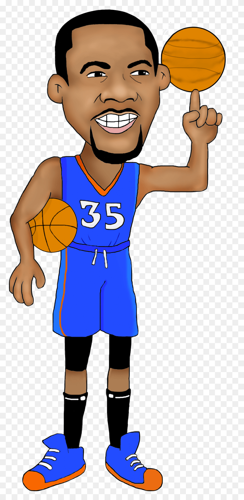 967x2059 Kd Golden State Warriors Player Cartoon, Person, Human, People HD PNG Download
