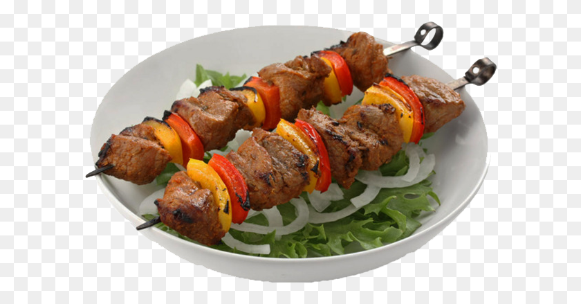 596x379 Kebab, Dish, Meal, Food HD PNG Download