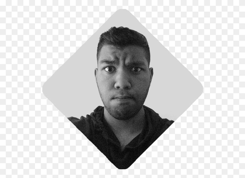 552x551 Keegan Govender Monochrome, Face, Person, Human HD PNG Download