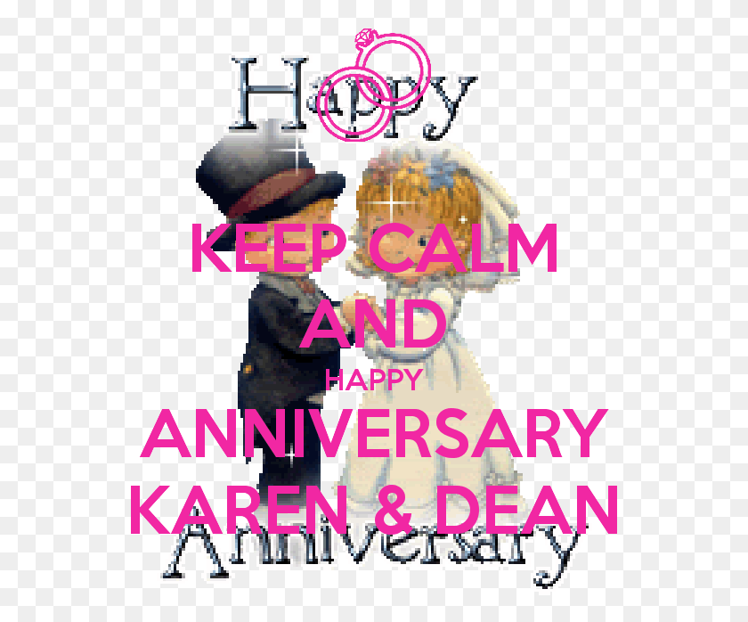 547x638 Keep Calm And Happy Anniversary Karen Amp Dean Poster, Advertisement, Flyer, Paper HD PNG Download