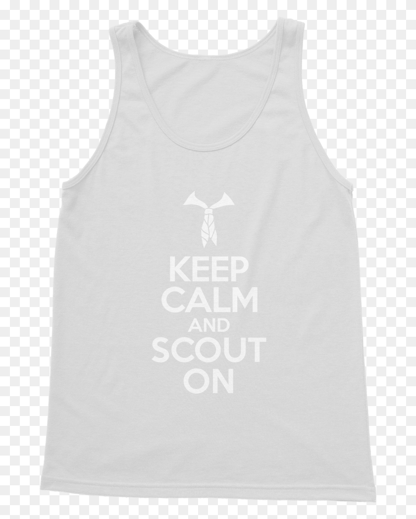 686x988 Keep Calm And Scout On Classic Women39S Tank Active Tank, Одежда, Одежда, Майка Png Скачать