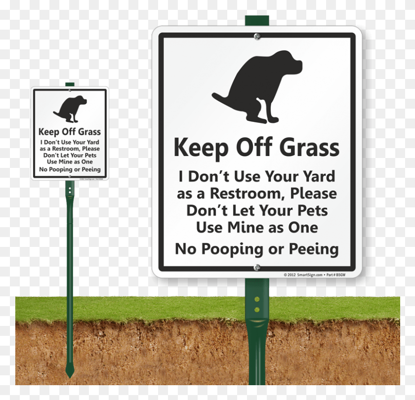 801x771 Keep Off Grass No Dog Pooping Peeing Sign Warning German Shepherd Sign, Symbol, Road Sign, Bear HD PNG Download