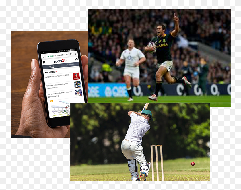768x602 Keep Up To Date With The Latest Rugby Soccer Cricket Cricket, Mobile Phone, Phone, Electronics HD PNG Download
