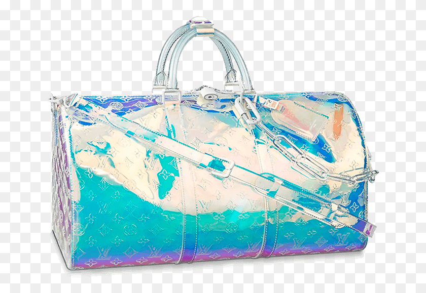 656x519 Keepall Prism Monogram Bandouliere 50 Iridiscente Louis Vuitton Prism Keepall, Bolso, Bolso, Accesorios Hd Png