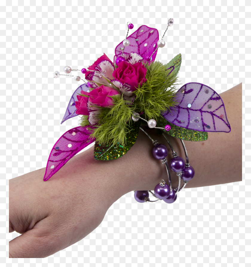 1198x1280 Keepsake Memory Wire Wrist Corsage Artificial Flower, Person, Human, Plant HD PNG Download