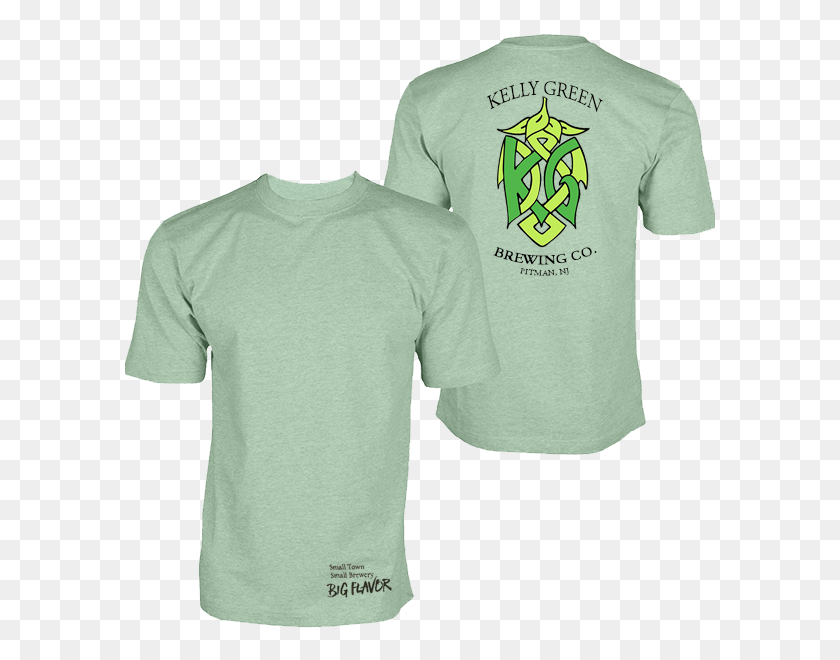 590x600 Kelly Green Brewing Co Confederate Message T Shirts, Clothing, Apparel, Sleeve HD PNG Download