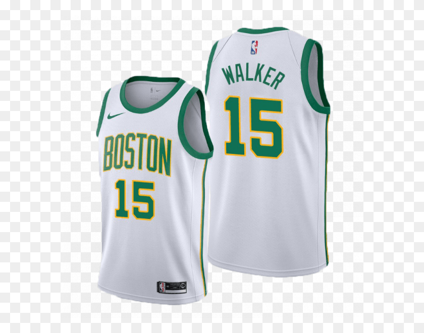 600x600 Kemba Walker Boston Celtics Jersey White 2019, Clothing, Apparel, Shirt HD PNG Download