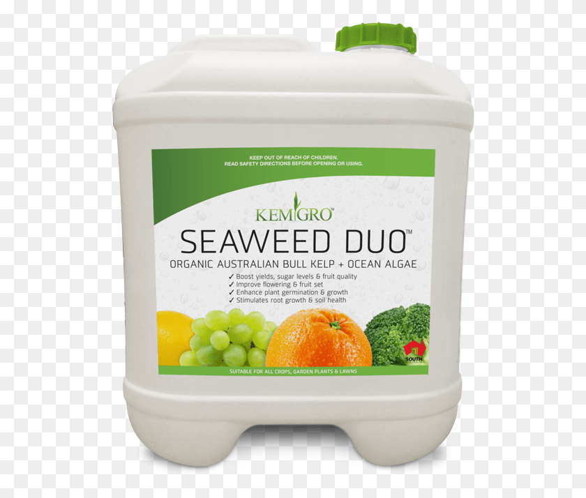 520x654 Kemgro Crop Solutions Seaweed Duo Fertiliser 20 Litre Crop Bio Stimulants Products, Plant, Orange, Citrus Fruit HD PNG Download
