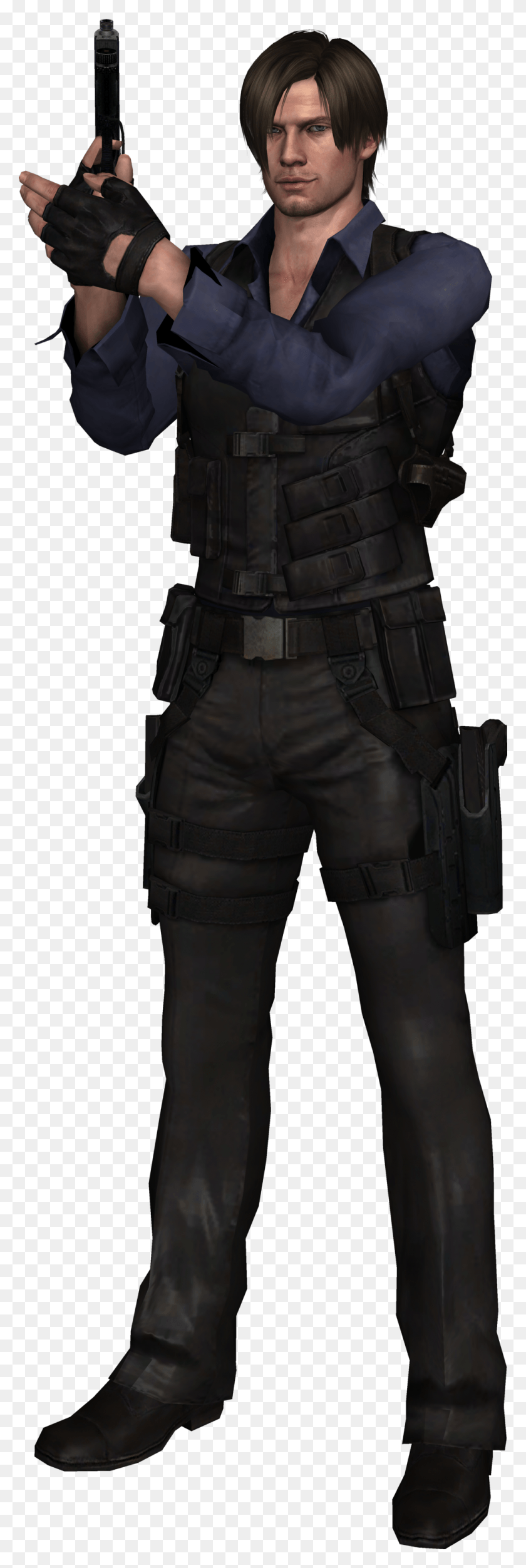 1024x3211 Kennedy Image With Transparent Background Leon Resident Evil 6, Person, Human, Clothing HD PNG Download
