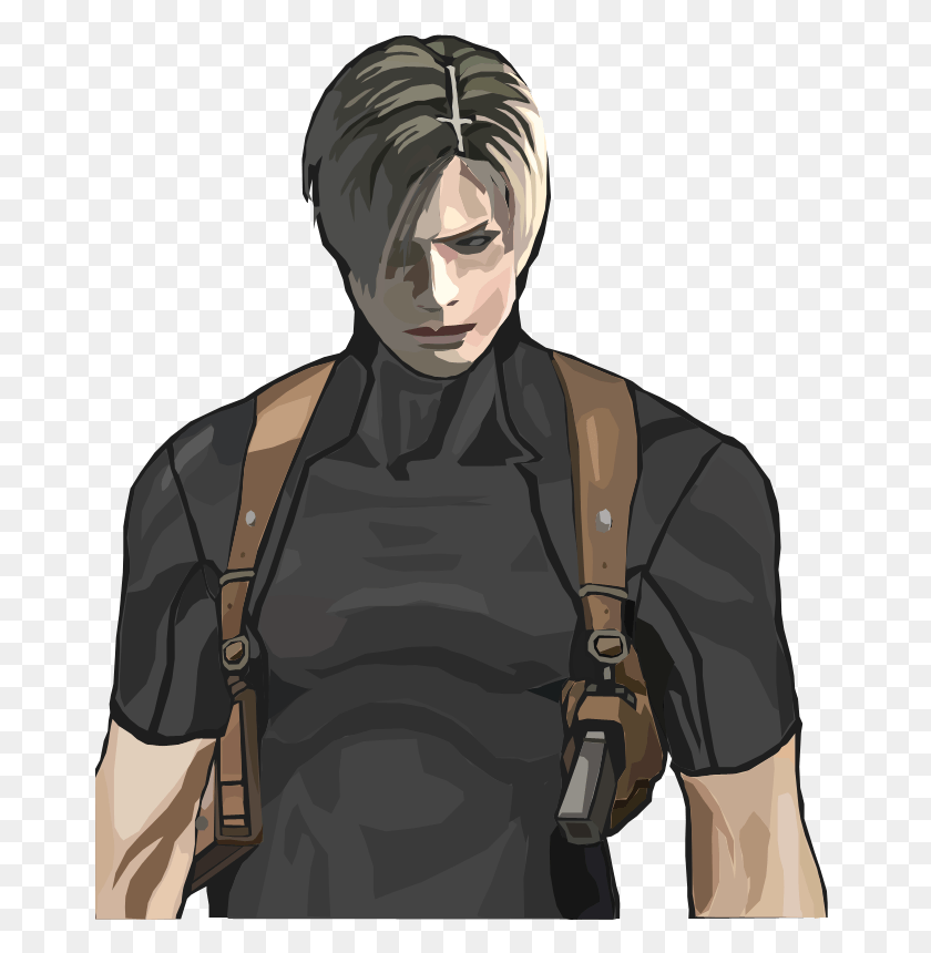 667x800 Kennedy Picture Leon S Kennedy, Persona, Humano, Ropa Hd Png