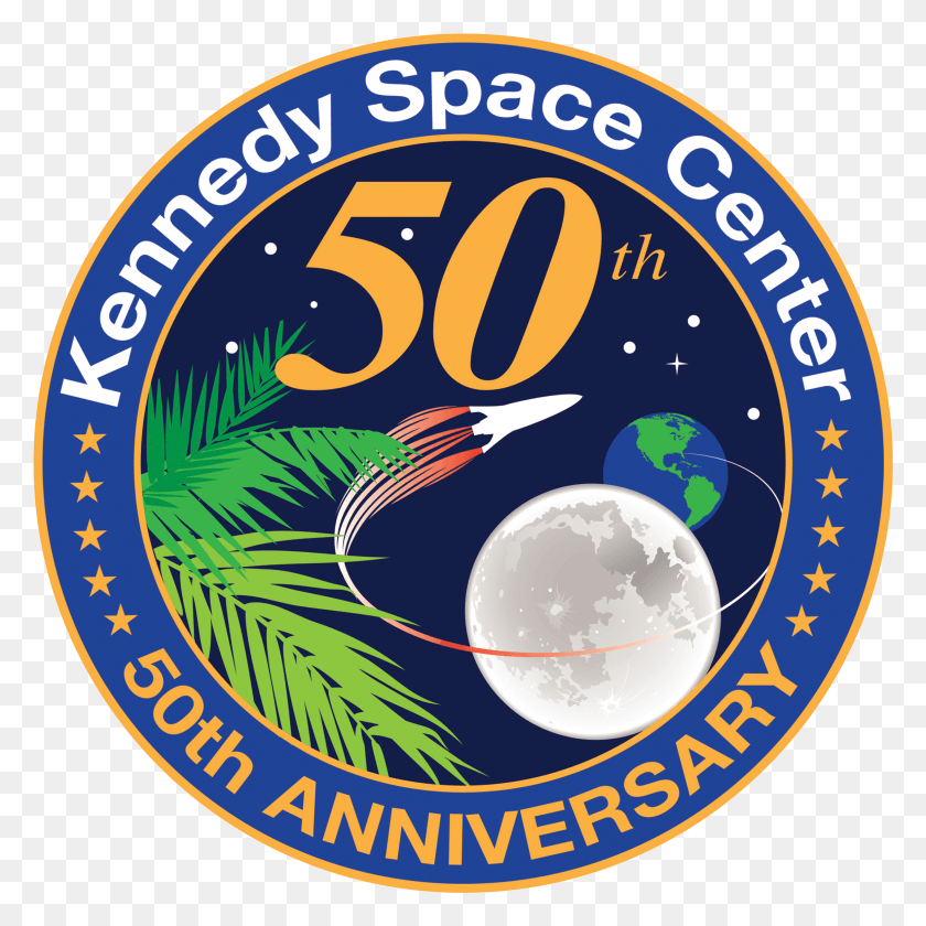 Kennedy Space Center Kennedy Space Center 50th Anniversary, Logo, Symbol, Trademark HD PNG Download
