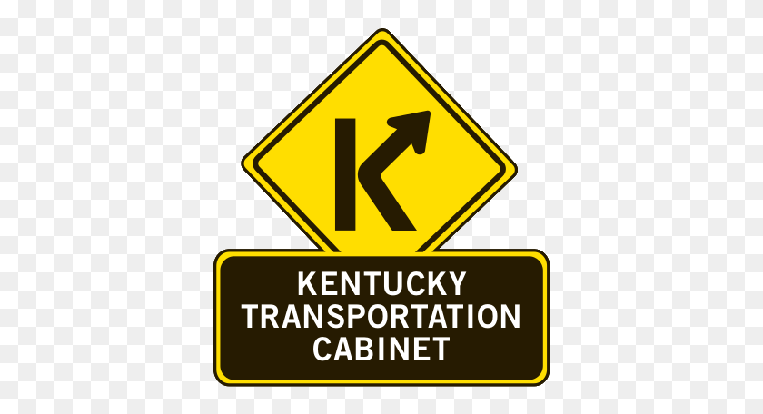 372x396 Kentucky Business One Stop Portal Is The Gateway To Kentucky Transportation Cabinet, Road Sign, Sign, Symbol HD PNG Download