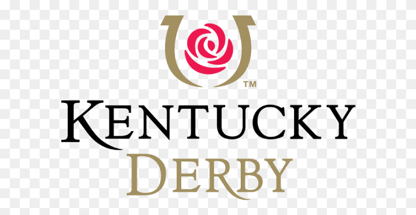 596x374 Kentucky Derby Logos Black And White Library Kentucky Derby 2017 Logo, Text, Symbol, Trademark HD PNG Download