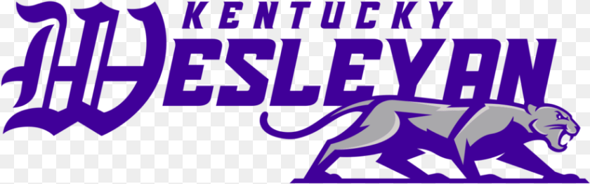 Kentucky Wesleyan Panther Print, Purple Transparent PNG